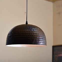 Copper Studio Hammered Pendant Light, Hanging Lamp, 10\